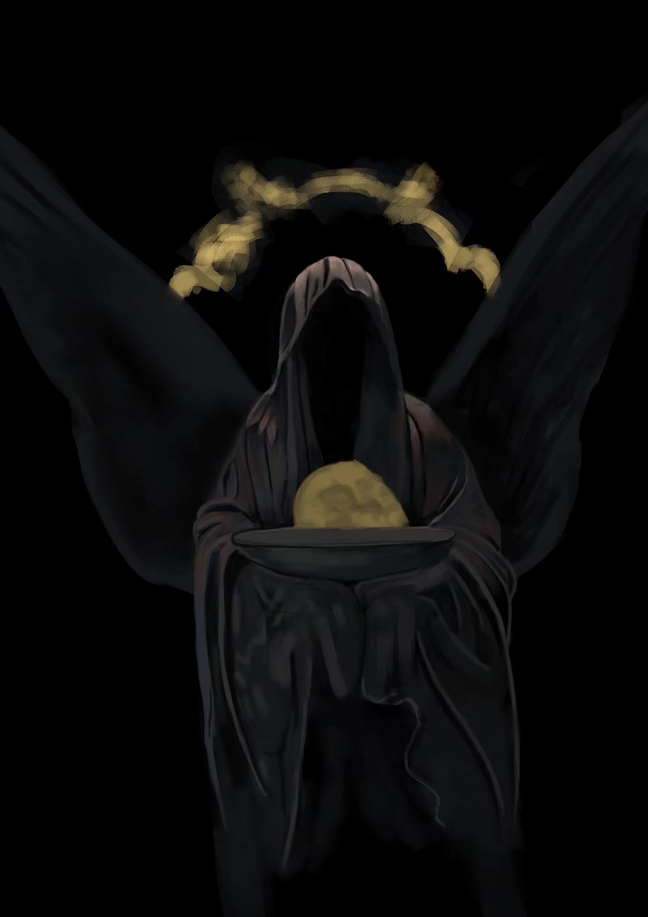 堕神的低语（图ZMjY4OTE5Njky） - 艺术插画 - 站酷设计师哎嘿哎嘿哟原创素材 - 站酷ZCOOL