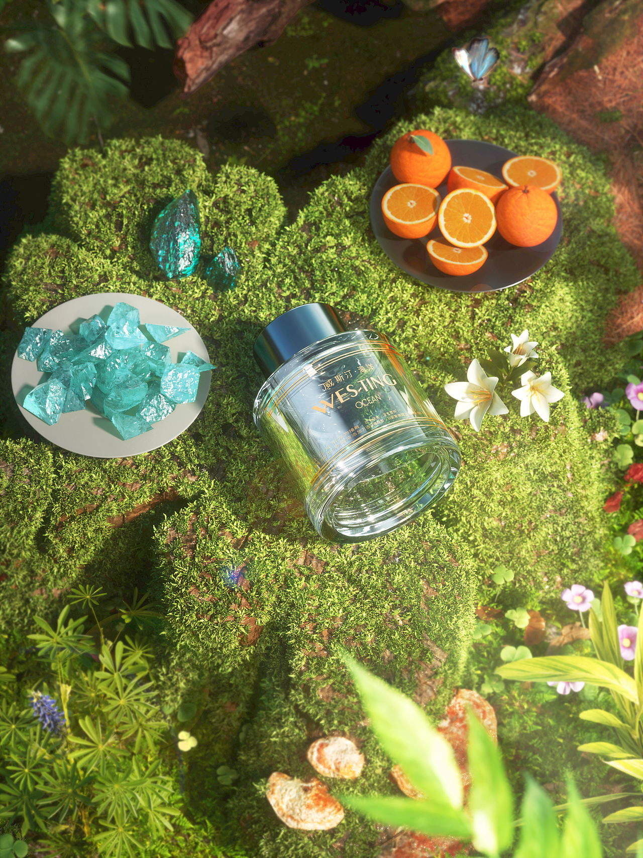 【吸尘器-充气泵】产品渲染