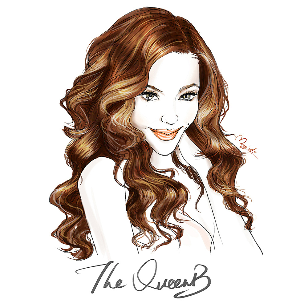 hairillustrationsforblodrisalonmaggieai时尚插画