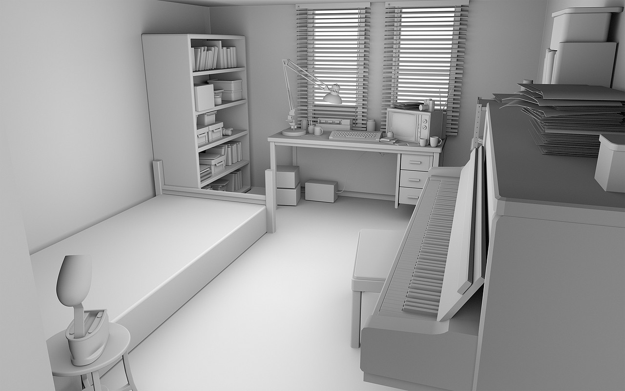 2019年maya场景建模练习