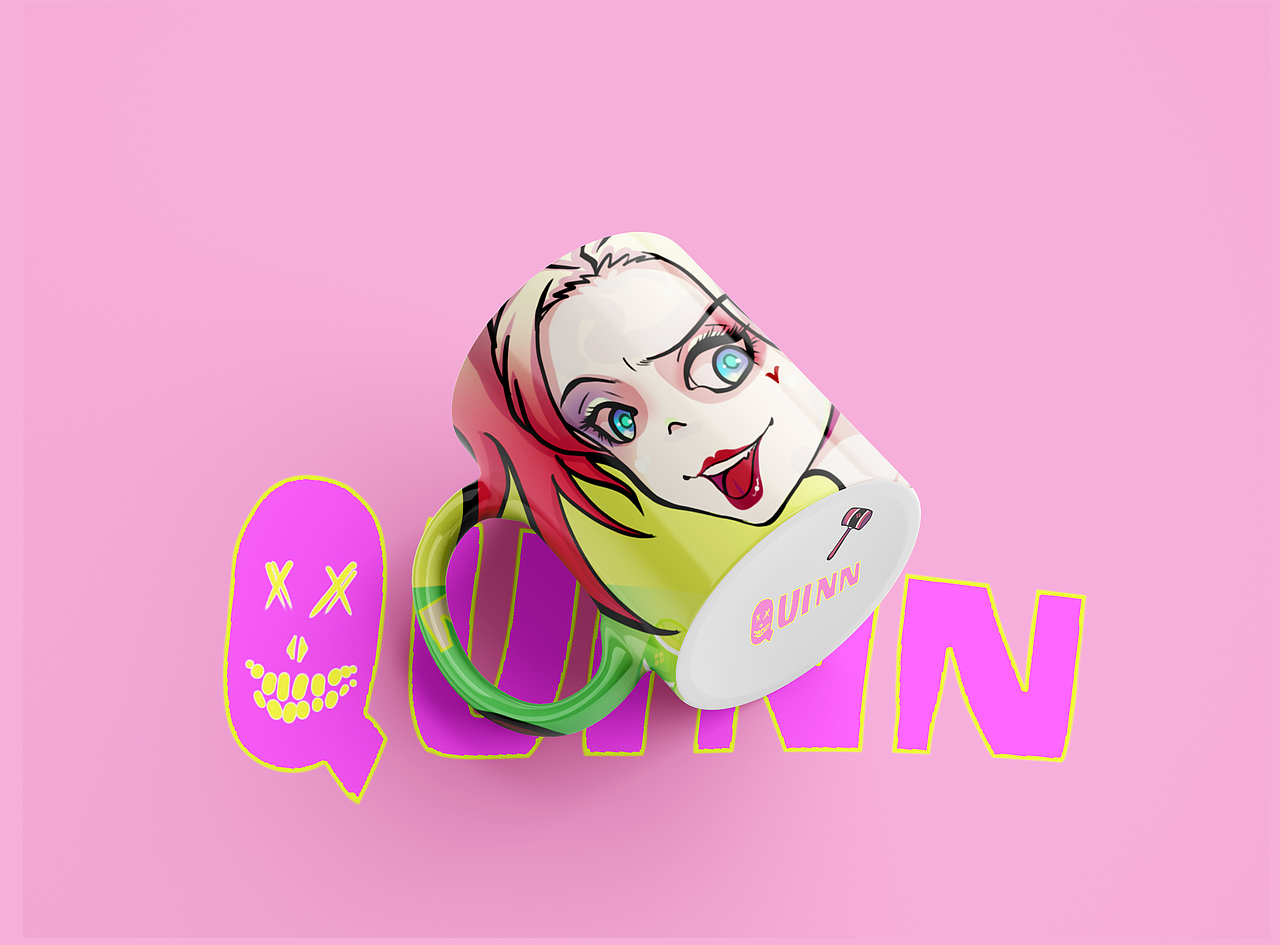 哈莉奎茵q版小人儿