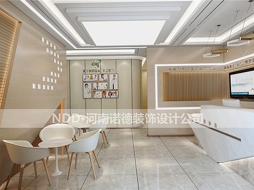 新华口腔门诊部装修效果图-新乡口腔诊所设计哪家专业