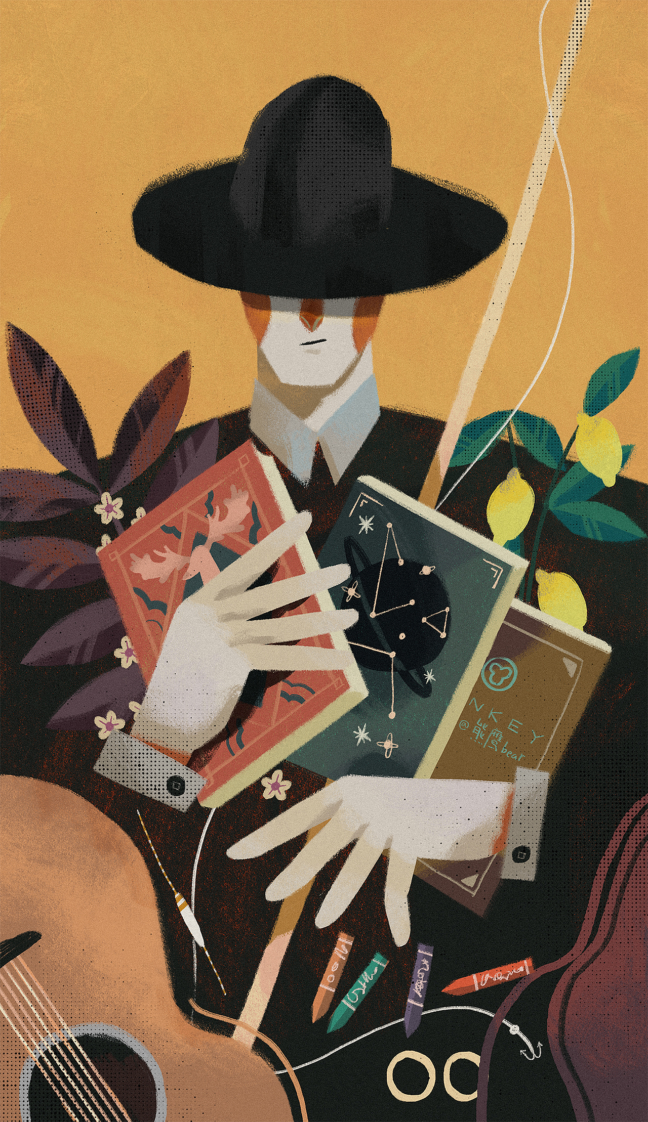 2018插画合集 | 年终总结（图ZMTQwNDc2MTIw） - 艺术插画 - 站酷设计师熊鹰bear原创素材 - 站酷ZCOOL