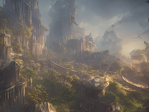 #站酷梦笔#清晨 精灵 阳光 温柔