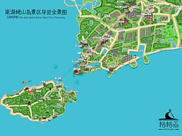 卡通手繪地圖