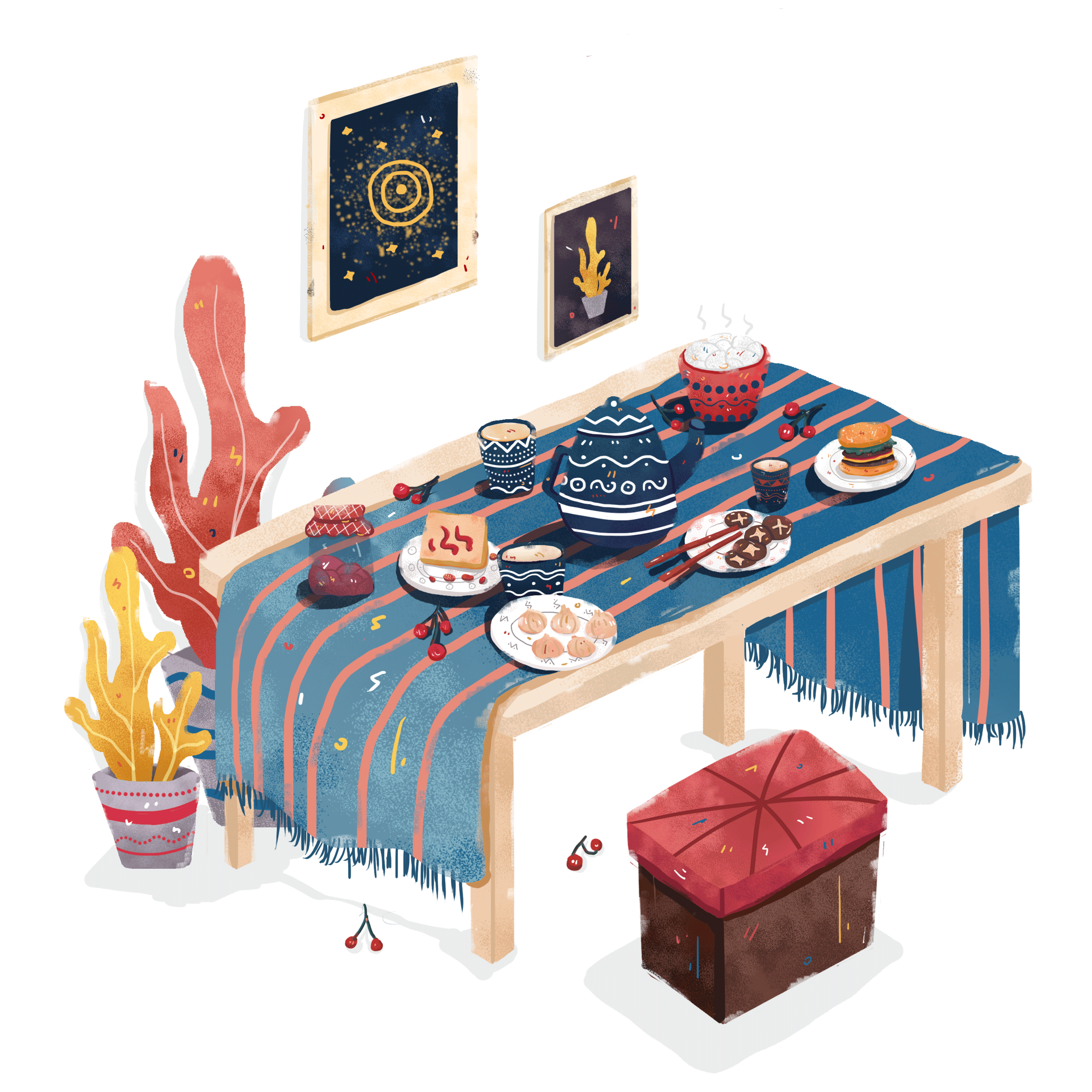 日常小角落（图ZMTI3ODYyNjk2） - 创作习作 - 站酷设计师h_SaSa原创素材 - 站酷ZCOOL