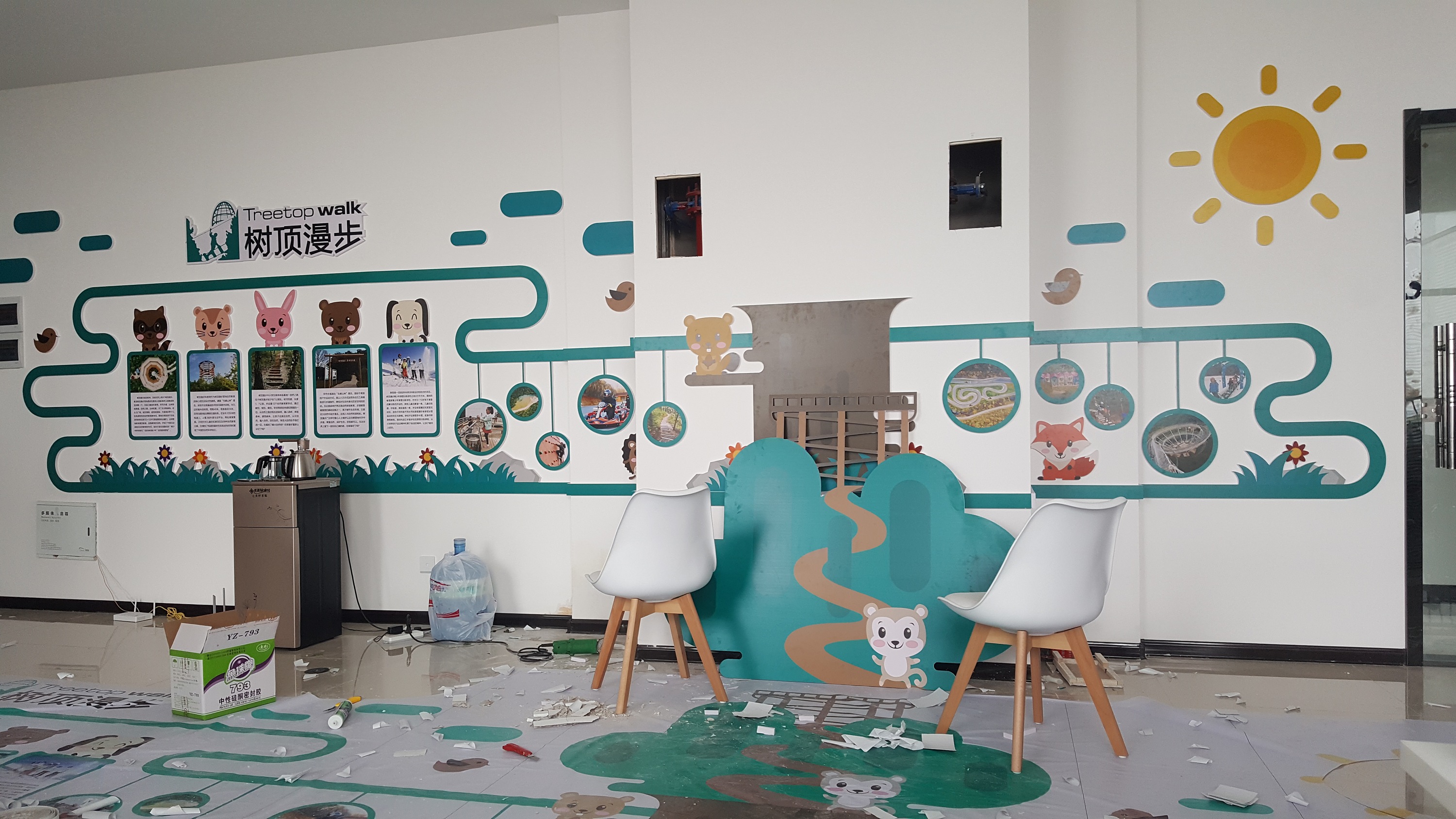 西安广告设计公司:企业形象墙设计装饰制作