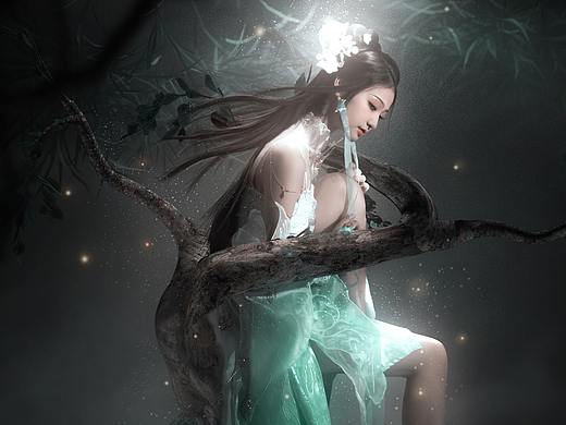 花溪里高定系列---《鹿灵》