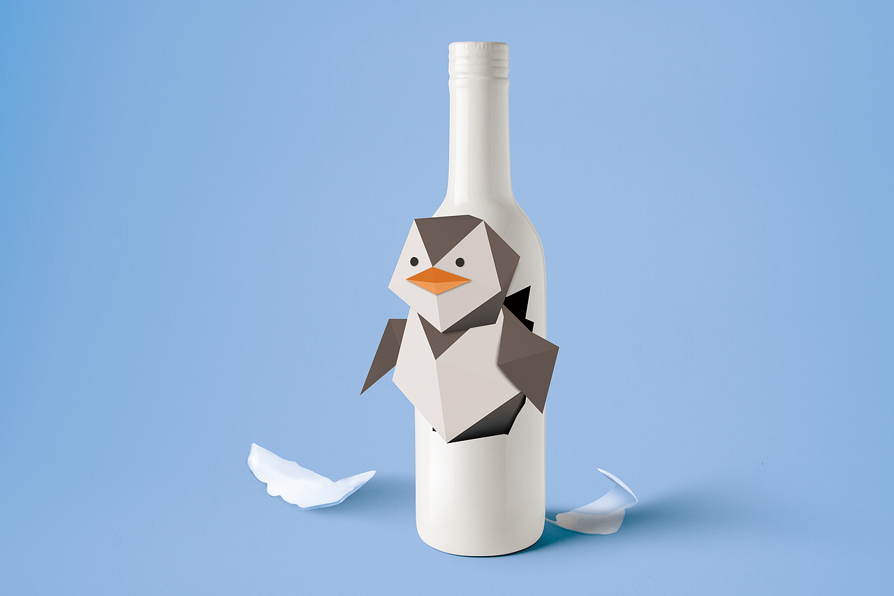 设计的一组品牌酒类广告