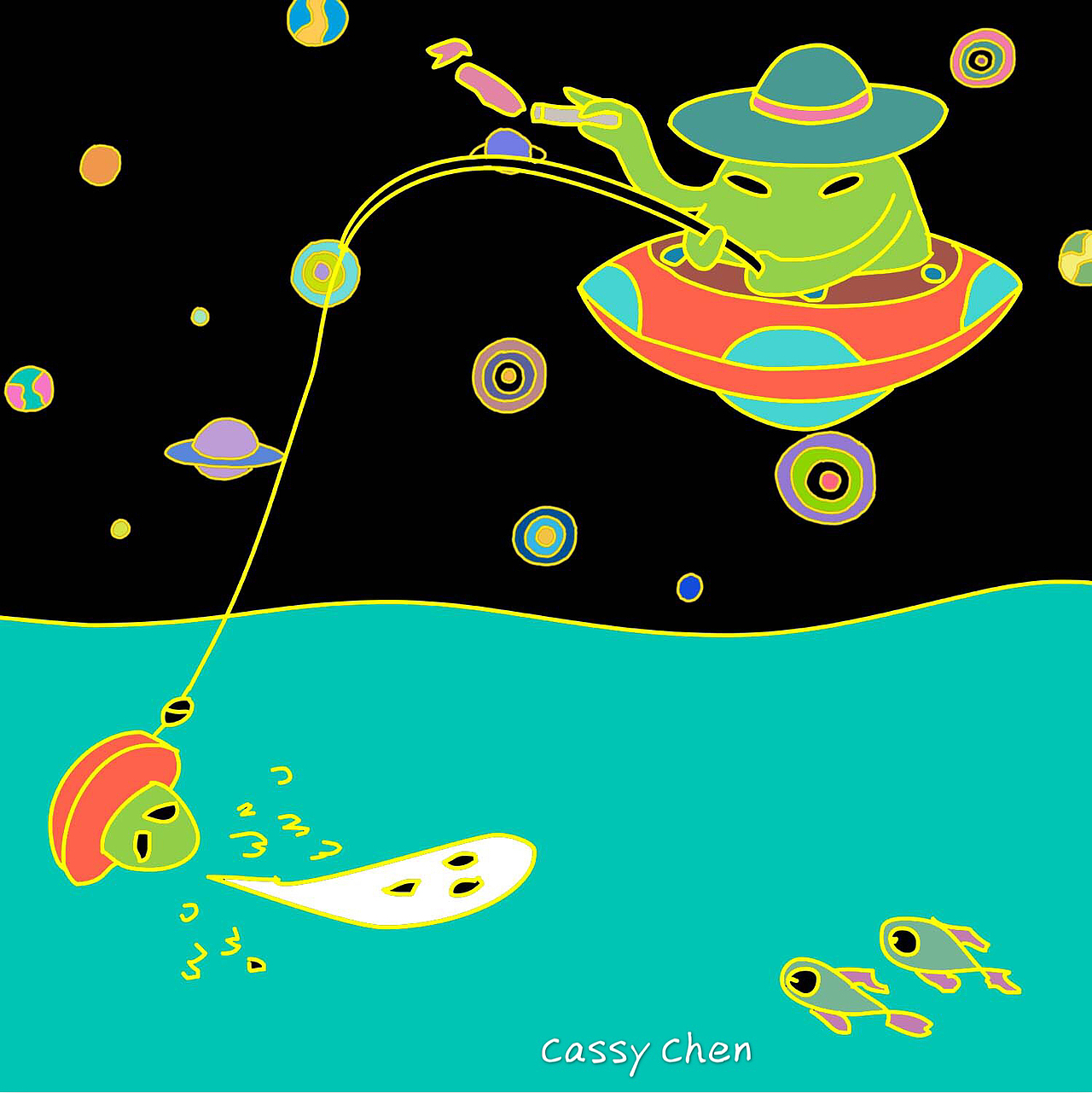 夏日心思（圖ZMTE1ODgyOTU2） - 動畫片 - 站酷設(shè)計師CassyChen原創(chuàng)素材 - 站酷ZCOOL