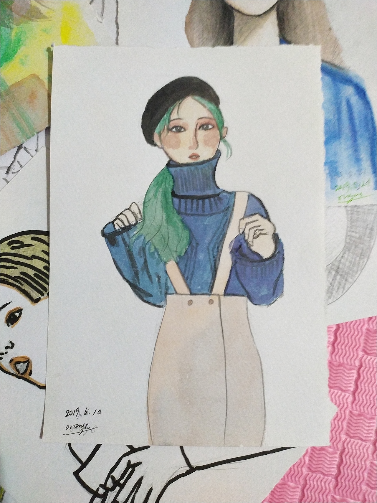 最近（图ZMTY0NzI0NzA4） - 创作习作 - 站酷设计师桔桔桔o原创素材 - 站酷ZCOOL