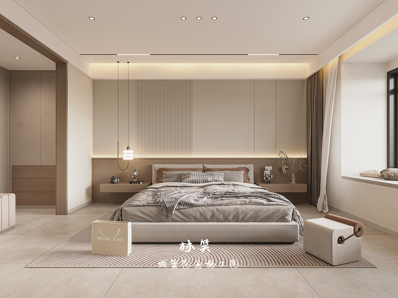 现代奶油风，恬静淡雅高级不甜腻（图ZMzMyODg5MDY0） - 家装设计 - 站酷设计师北玄笑笑原创素材 - 站酷ZCOOL