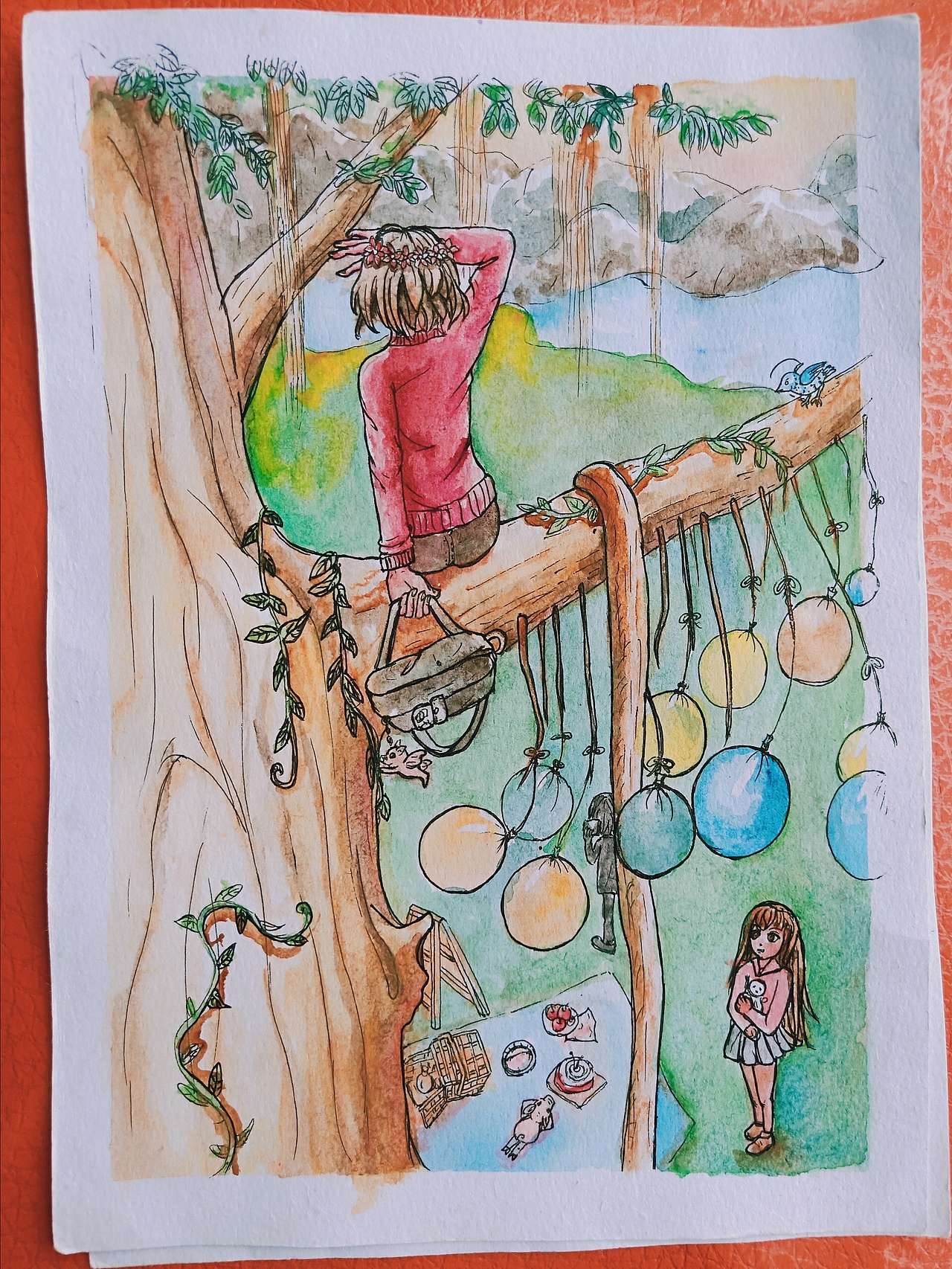 《朱妞妞的春天》插图后续（图ZMTI5MjcyMDA4） - 绘画 - 站酷设计师洪琪h7原创素材 - 站酷ZCOOL