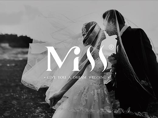miss 婚纱摄影logo设计