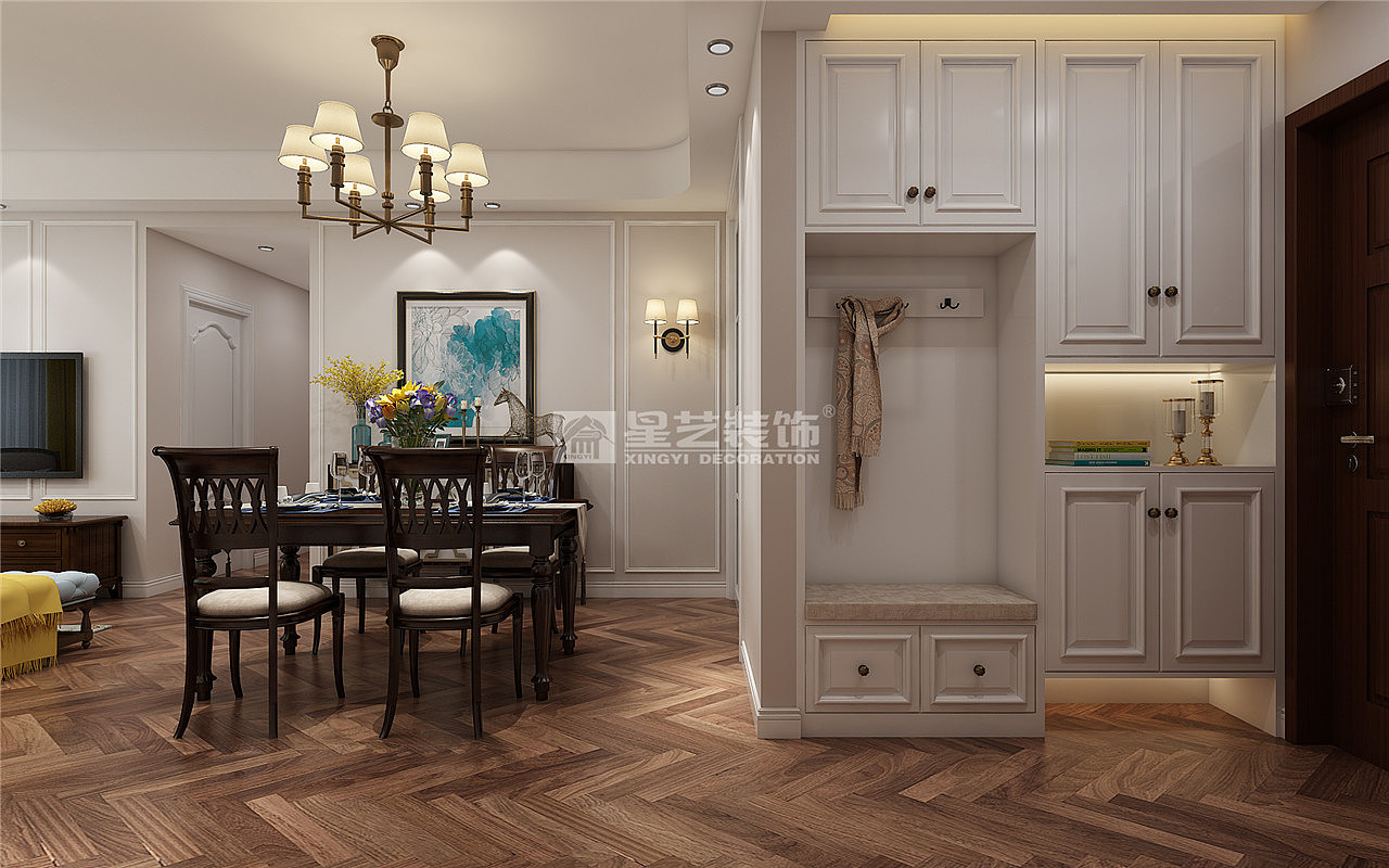 贵阳装修设计,美的林城色彩靓丽现代风居室!