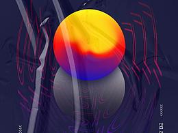 液化漸變海報(bào)