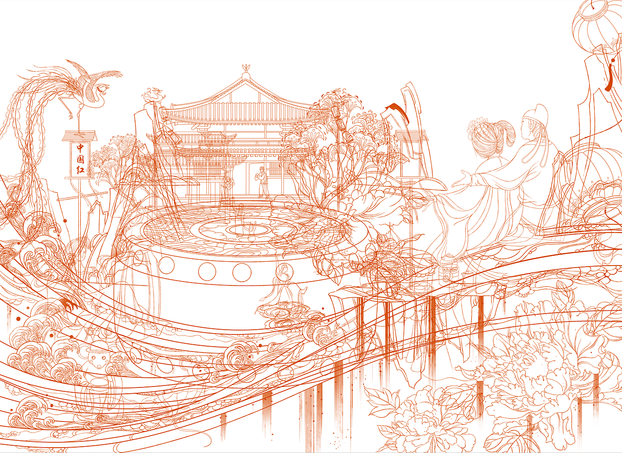 和润熙丨新春茶（图ZMTkwNzk5NzI0） - 商业插画 - 站酷设计师特浓TN原创素材 - 站酷ZCOOL