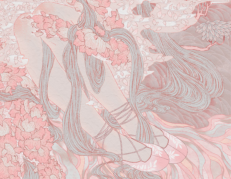 插画|暖流|，附勾线过程（图ZNzEwMDQ1NTI=） - 创作习作 - 站酷设计师释开达原创素材 - 站酷ZCOOL