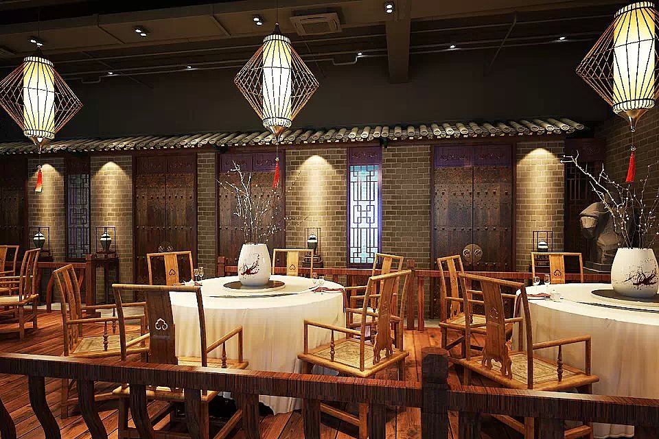 西安陕菜馆装修装修设计图