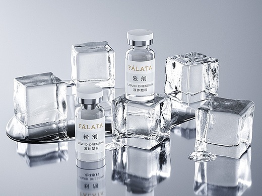 粉底液彩妆美妆化妆品暖色系oc场景渲染练习|工业/产品|生活用品|yao