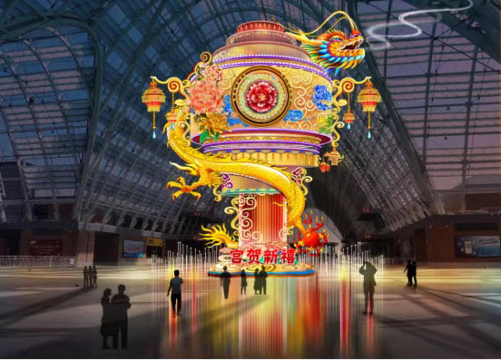 上传一组彩灯效果图