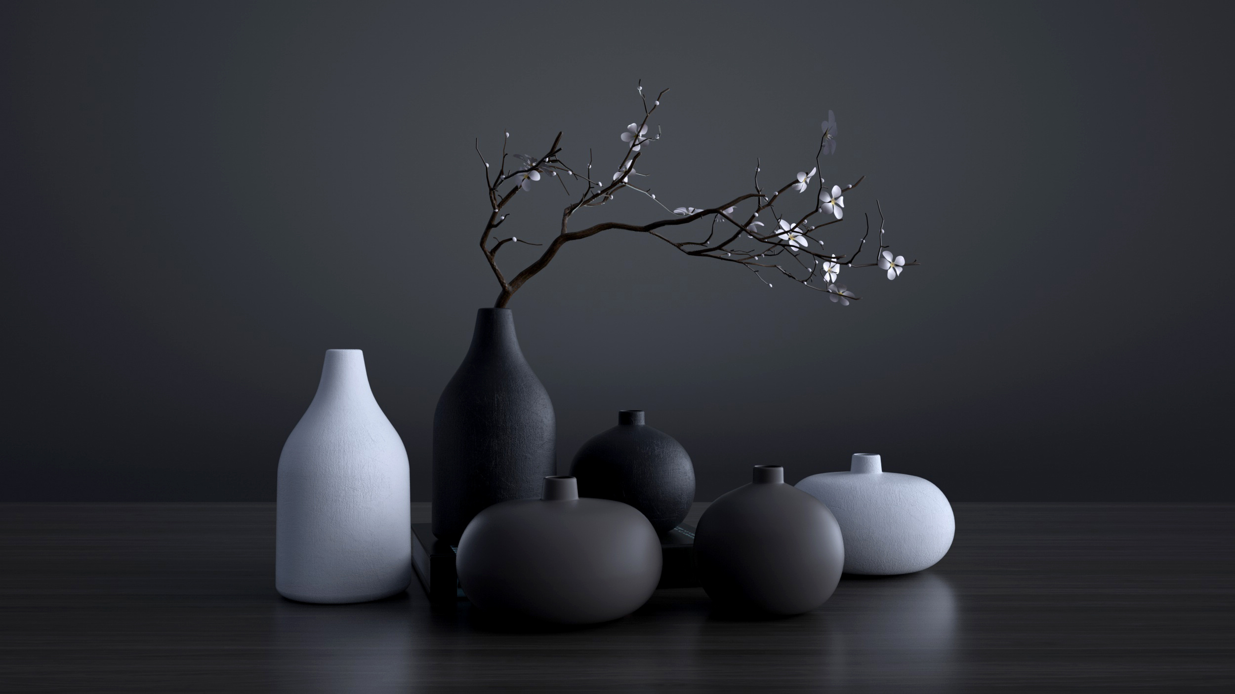 禅意 中式装饰 oc渲染