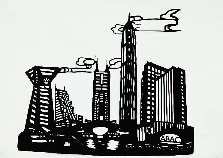 建筑剪纸（图ZNzAzMjY1MzI=） - 其他手工艺 - 站酷设计师黑芒果原创素材 - 站酷ZCOOL