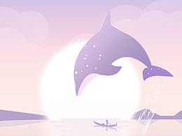 漸變扁平插畫風設(shè)計