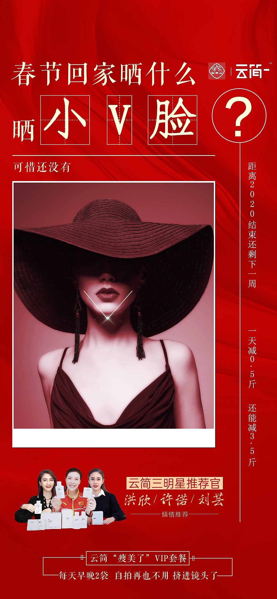 减肥类产品痛点海报