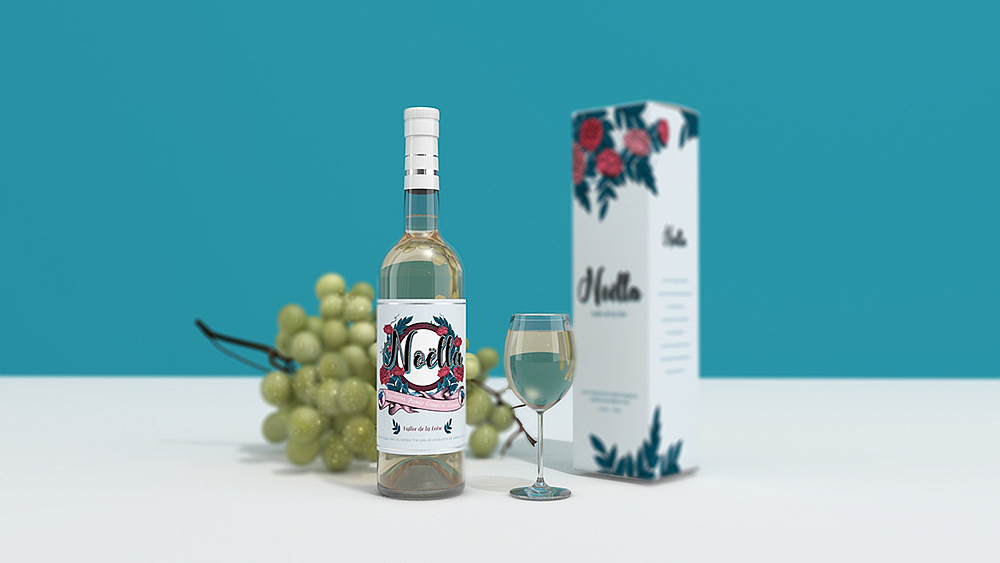 《Noëlla》白葡萄酒品牌设计（图ZNzIzNTU1NTI=） - 包装 - 站酷设计师你好大海品牌设计原创素材 - 站酷ZCOOL