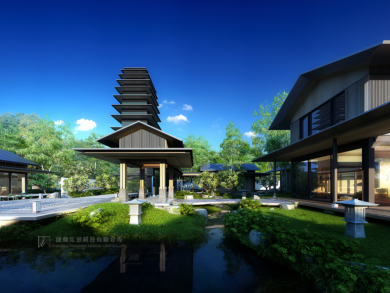 成都魅影--(建筑效果图表现)（图ZODk1MTMwMDQ=） - 建筑/空间 - 站酷设计师叼香烟的狼原创素材 - 站酷ZCOOL