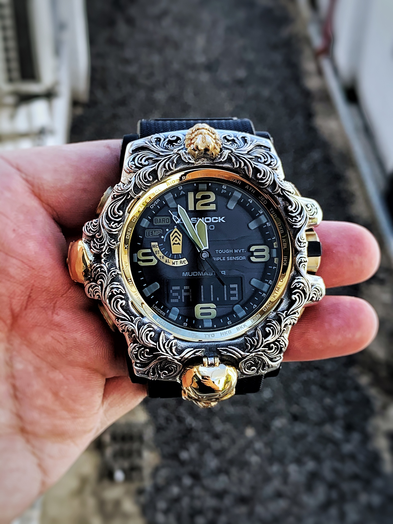 卡西欧手表大泥王系列改造