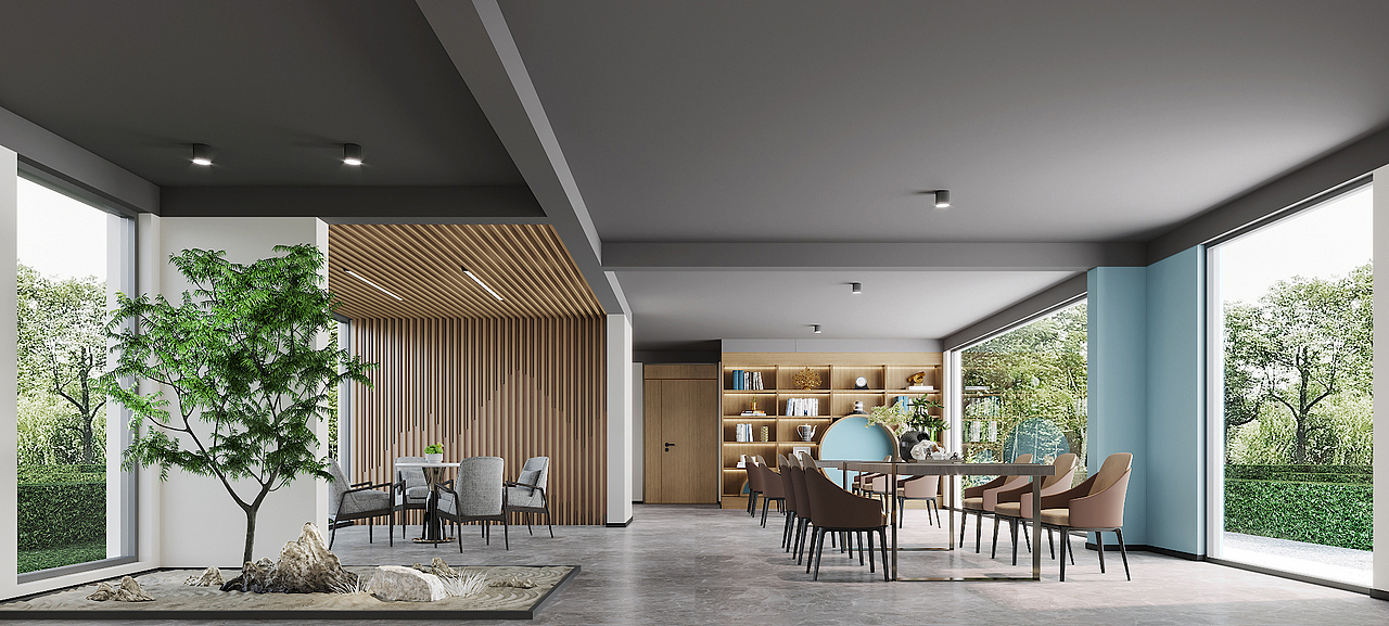 东韵设计 售楼处架空层_东韵设计-站酷zcool