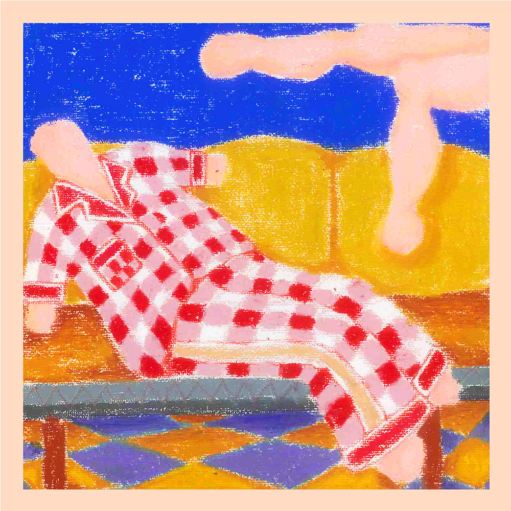 《月半》系列,在一个难得休息的周末,我躺在沙发上看电视,突然感觉自己好幸福,暂停画面,留住永恒