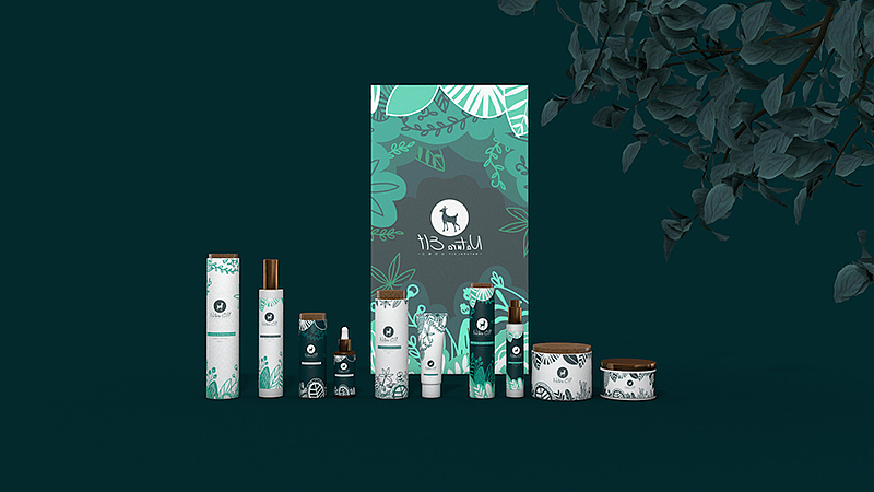 《自然精灵 / Natura Elf》护肤品牌包装设计（图ZNTAzNTExNzY=） - 包装 - 站酷设计师你好大海品牌设计原创素材 - 站酷ZCOOL