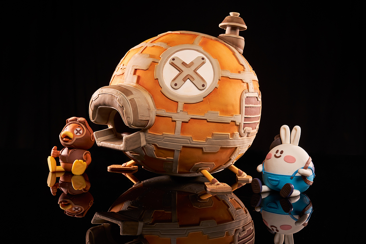 巧克力与翻糖《XX鸭蒸汽朋克模型》