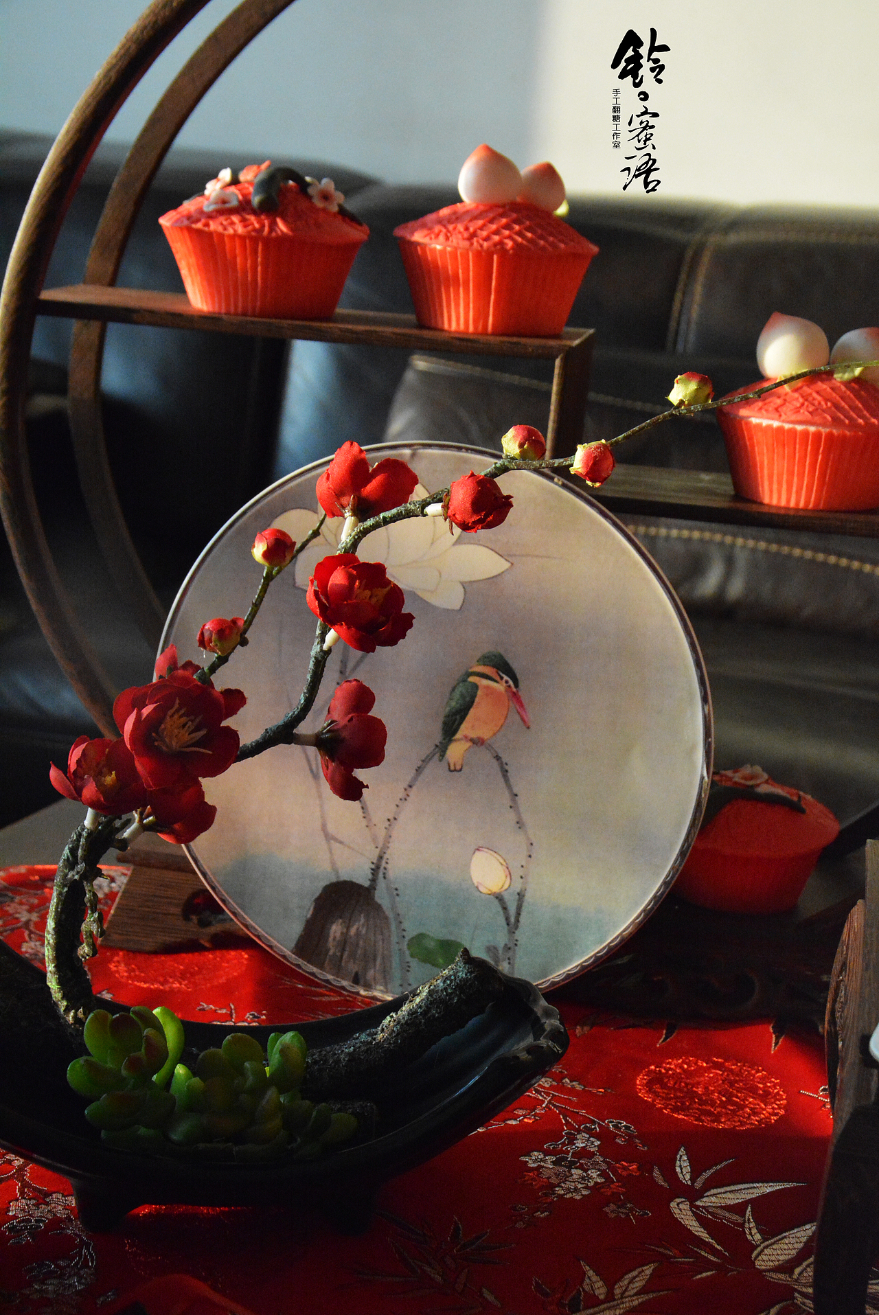 给老爸做的六六大寿的甜品台（图ZMTA2ODQ3Mjky） - 其他手工艺 - 站酷设计师铃铛儿628原创素材 - 站酷ZCOOL