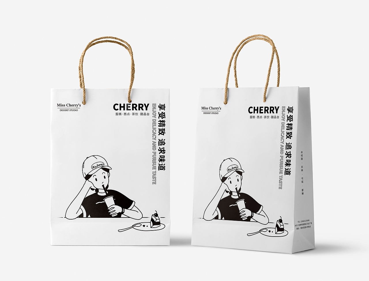 澈莉甜品店·澈莉茶 品牌形象IP设计及VI设计（图ZMjQxNDE3NzI4） - 品牌 - 站酷设计师北港南案品牌创意原创素材 - 站酷ZCOOL