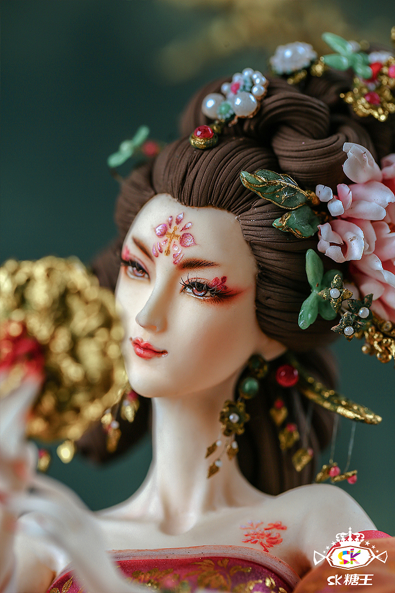 sk糖王翻糖人偶作品长相思