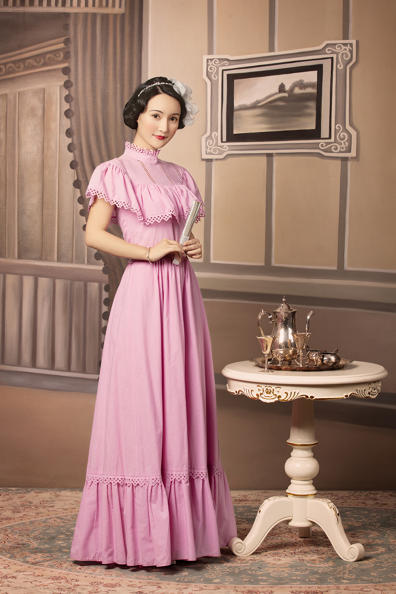 民国贵族名媛-古着小礼服