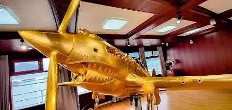 私人訂制 54公斤純金戰(zhàn)斗機(jī) 3.8米黃金飛機(jī)（圖ZMTg5MDc2MTgw） - 交通工具 - 站酷設(shè)計(jì)師金銀有我原創(chuàng)素材 - 站酷ZCOOL