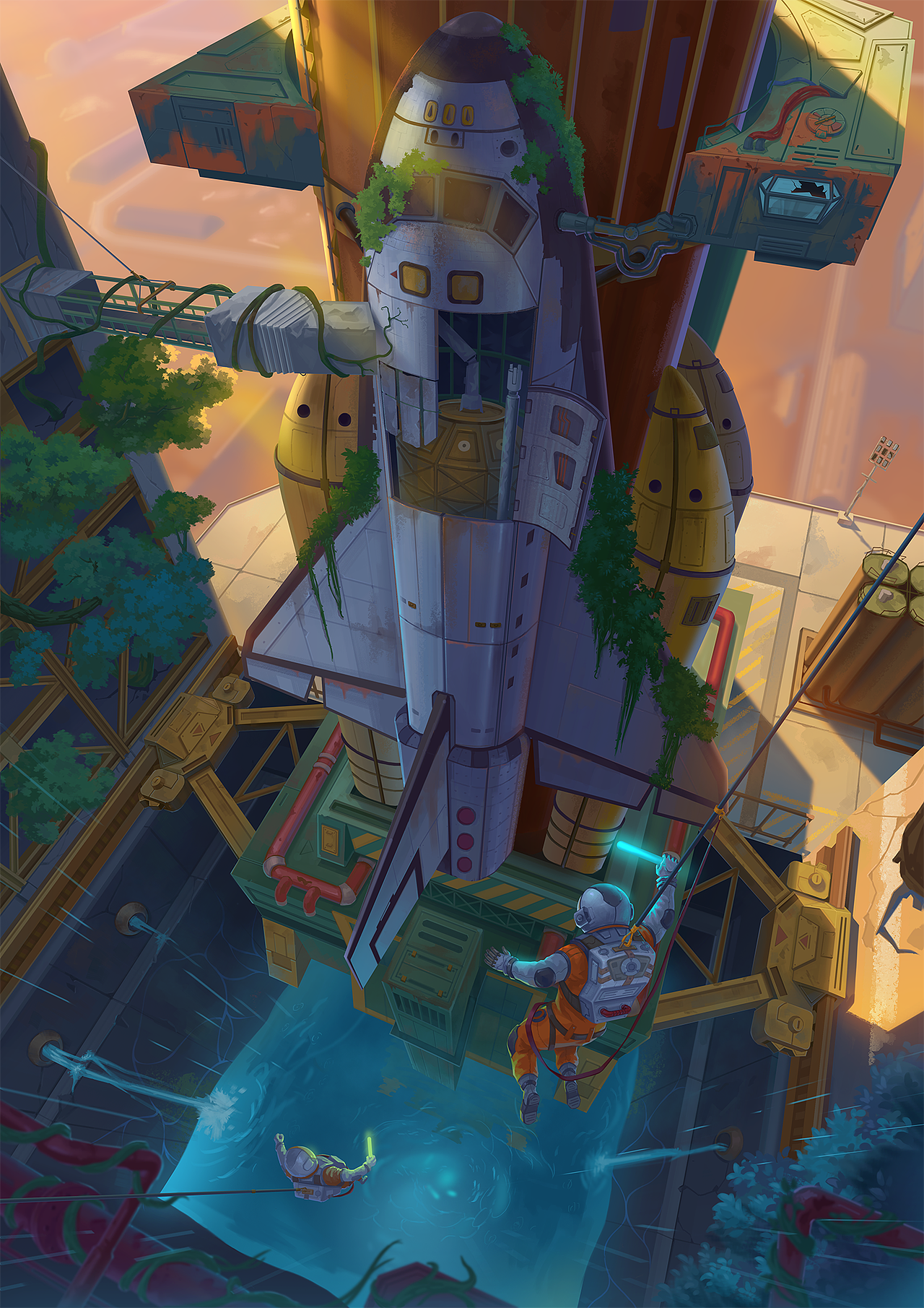 发射场废墟（图ZMjI2Nzc4Mjg4） - 创作习作 - 站酷设计师tangsn原创素材 - 站酷ZCOOL