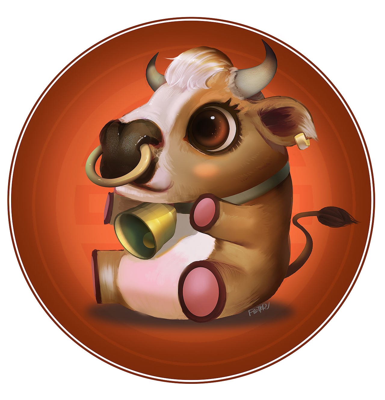 祝大家牛年大吉,牛气冲天!