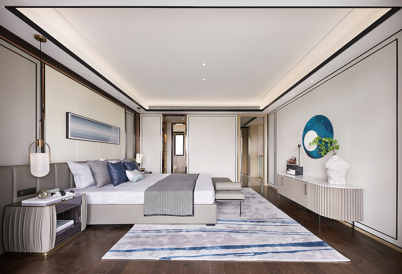 自然与生活的自由艺术观景而自在观境则舒惬的家居空间