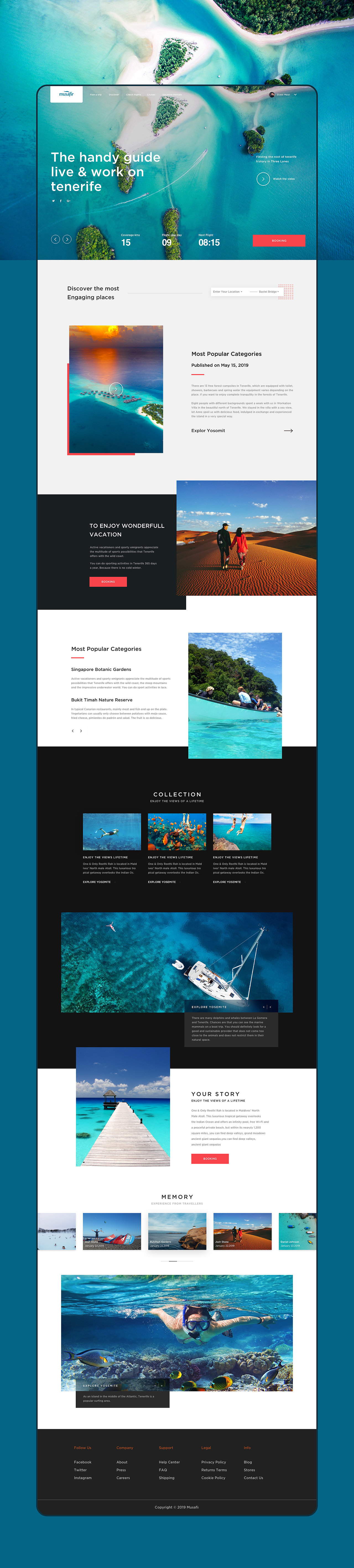 MUSAFIR Travel Web Design（图ZMTkwMjQ5NDg4） - 企业官网 - 站酷设计师麦子阿原创素材 - 站酷ZCOOL