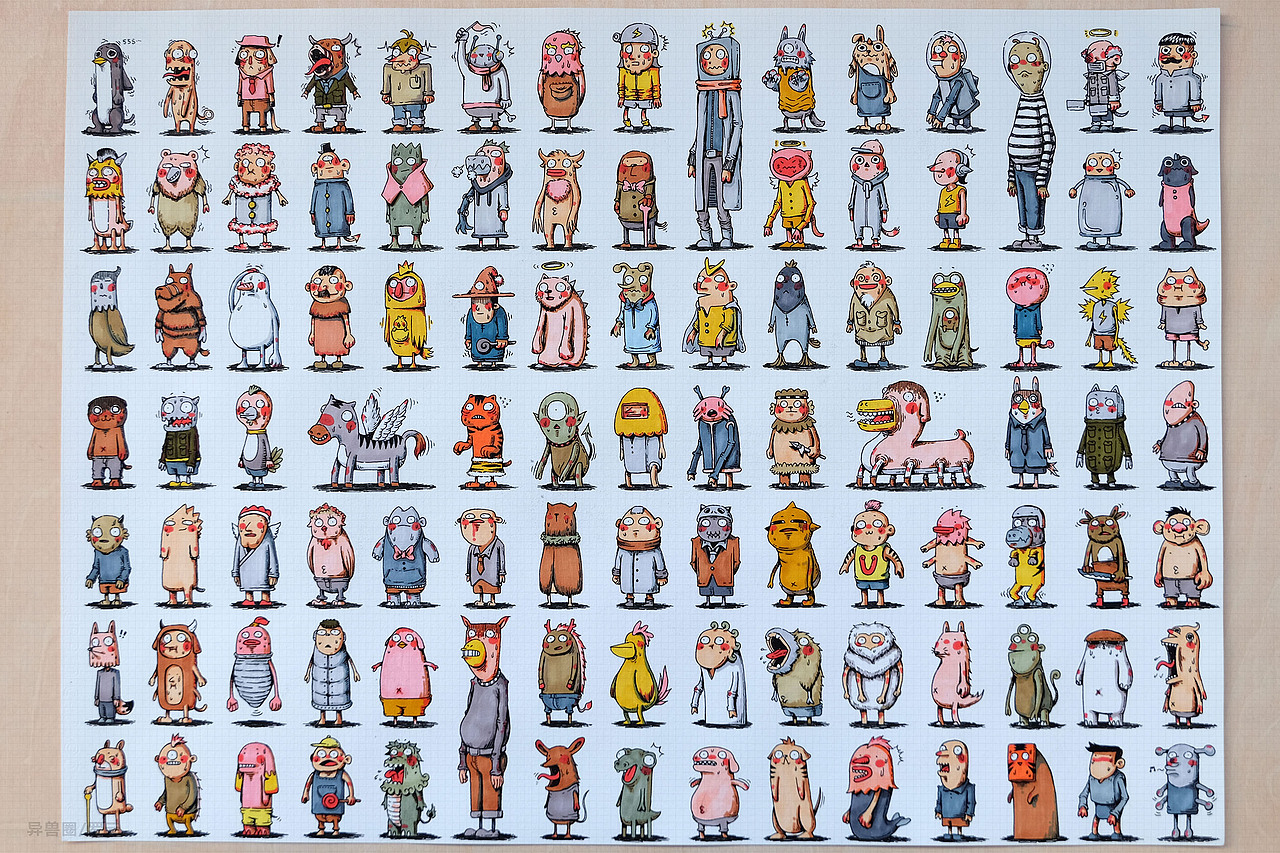 【异兽圈】400个情绪化小人（图ZNjAwODE5MTI=） - 创作习作 - 站酷设计师罗元元元原创素材 - 站酷ZCOOL