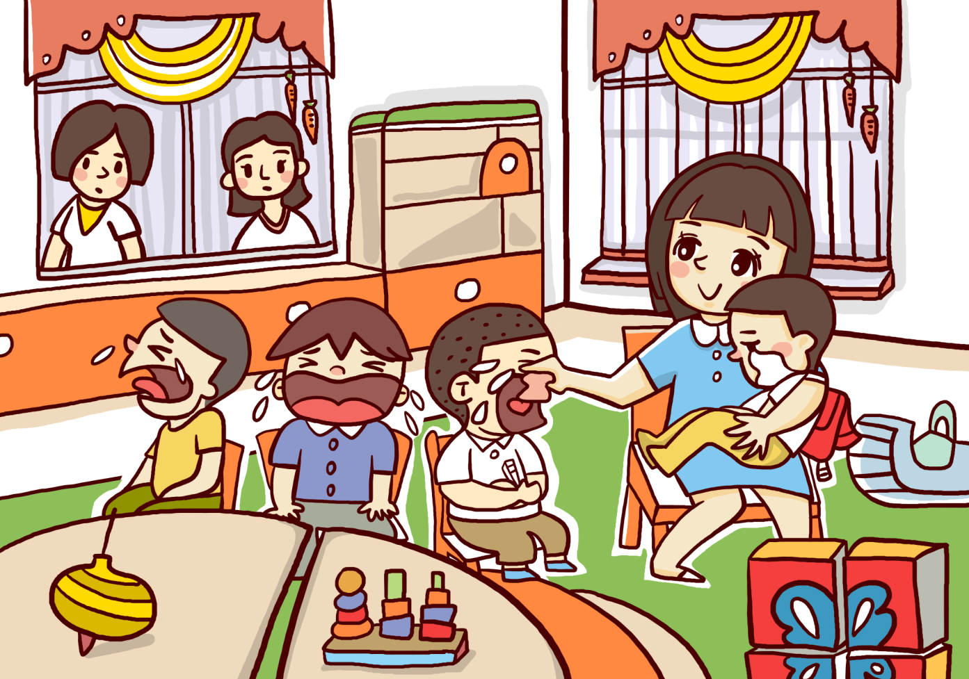 手绘定制幼儿园毕业纪念册|插画|商业插画|丁阳 - 原创作品 - 站酷