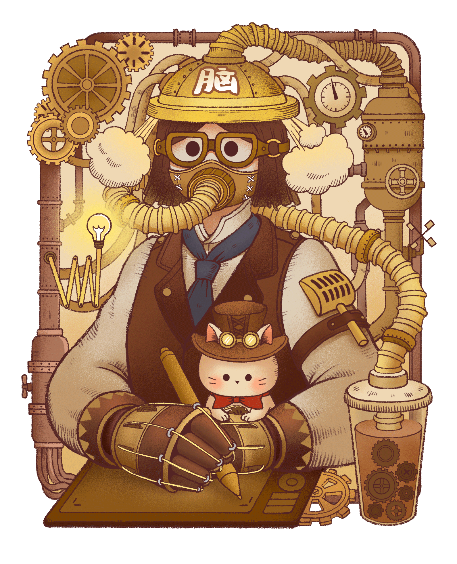 NO.1#aka蒙娜丽莎#（图ZMjE5OTAyNDgw） - 艺术插画 - 站酷设计师怪力磁场原创素材 - 站酷ZCOOL