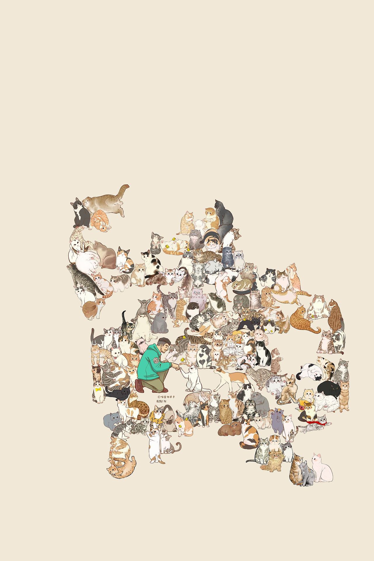 画猫的第三季150天,837天的画猫纪录