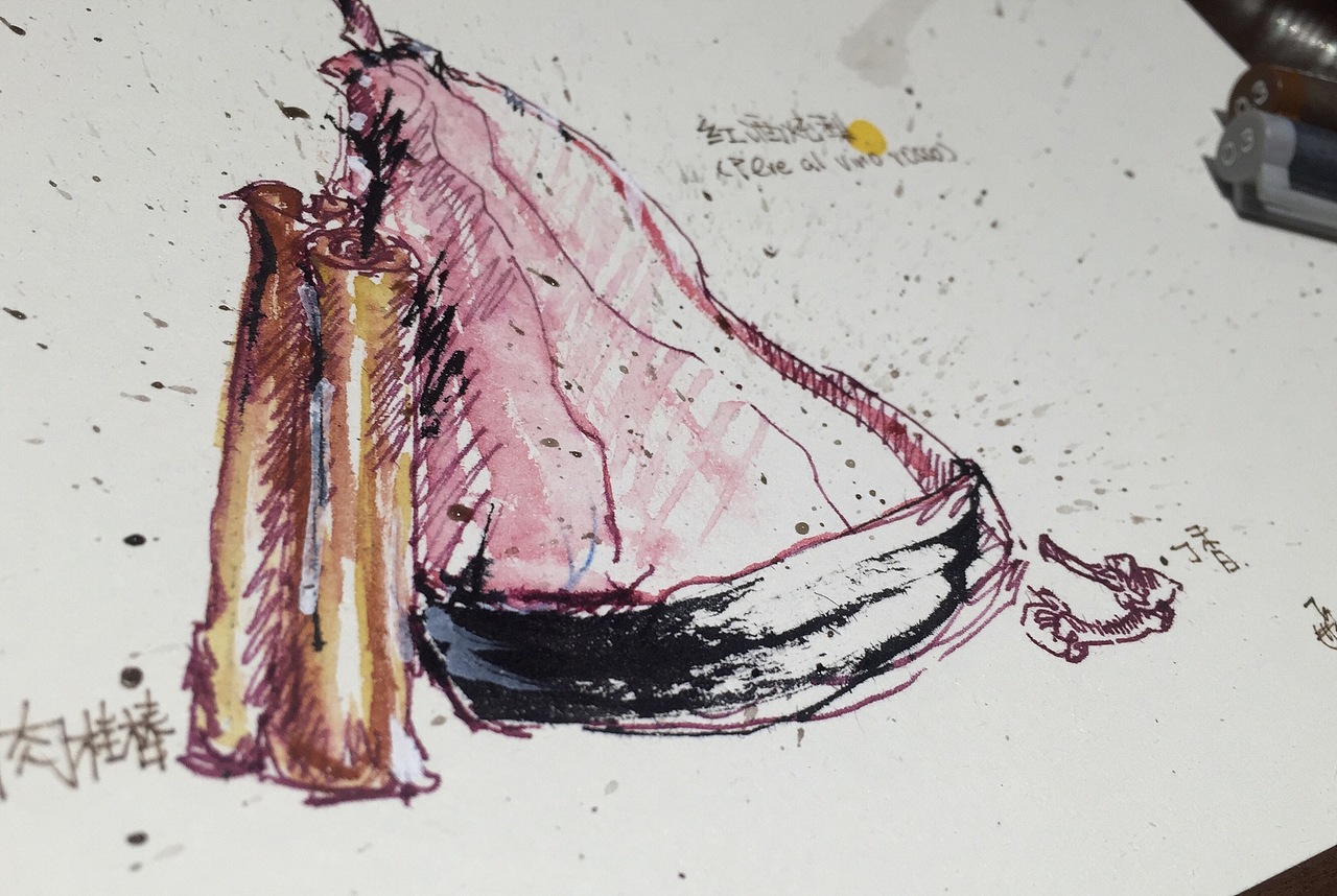 红酒炖梨(Pere al vino Rosso)